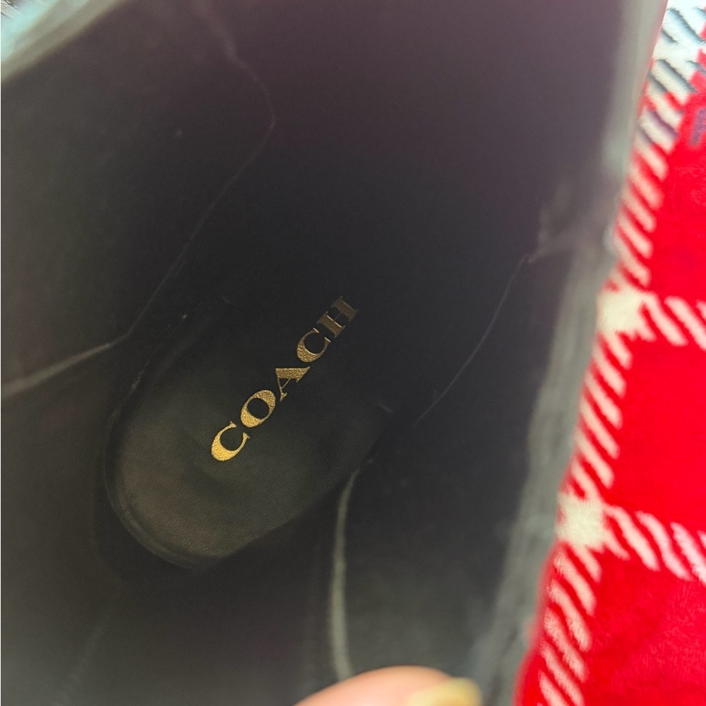 Coach Black Ankle Boots - Picture 3 of 6